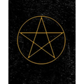 Grimoire: Pentagram Symbol Spell Book For Witches Mages Magick Practitioners And Beginners To Write Rituals And Ingredients - Bl