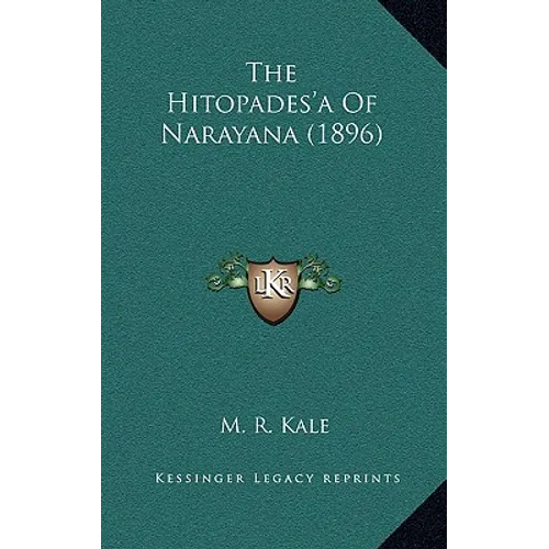 The Hitopades'a Of Narayana (1896)