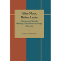 After Marx, Before Lenin: Marxism and Socialist Working-Class Parties in Europe, 1884-1914