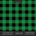 Green Plaid Scrapbook Paper Pad 8x8 Decorative Scrapbooking Kit for Cardmaking Gifts, DIY Crafts, Printmaking, Papercrafts, Check Pattern Designer Pap