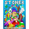 Stoner Adult Coloring Book: Princess Stoner Psychedelic Cannabis Trippy Coloring Book for Adults 122 Pages