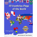 All Countries Flags of the World Coloring Book: Part One America + oceania: Continent Book for Kids with Flags, Maps, Capitals, (Population and Area S