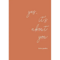 yes, it's about you