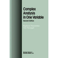 Complex Analysis in One Variable