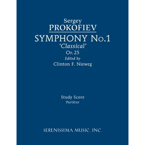 Symphony No.1, Op.25 'Classical': Study score