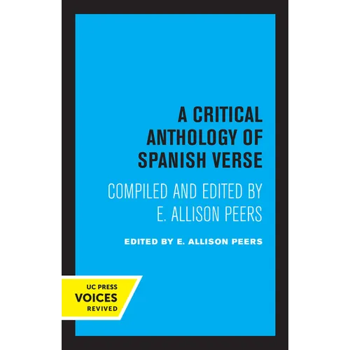 A Critical Anthology of Spanish Verse