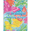 50 Beautiful Butterfly Designs Coloring Book