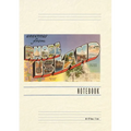 Vintage Lined Notebook Greetings from Rhode Island