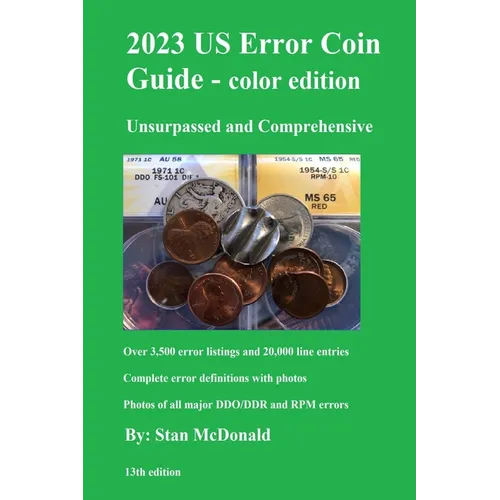2023 US Error Coin Guide - Color Edition