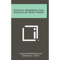 Physical Properties And Analysis Of Heavy Water
