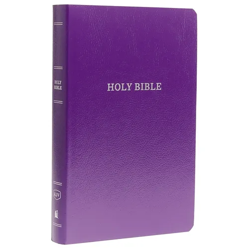 KJV, Gift and Award Bible, Imitation Leather, Purple, Red Letter Edition