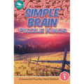 Simple Brain Puzzle Kings Vol 1: Crossword Puzzles Hard Edition