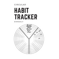 Circular Habit Tracker: A Year of Biweekly Habit Trackers