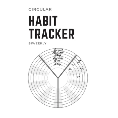 Circular Habit Tracker: A Year of Biweekly Habit Trackers
