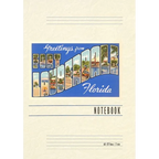 Vintage Lined Notebook Greetings from Ft. Lauderdale, Florida