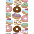 Donut-Book: Multi colored donut print
