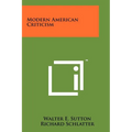 Modern American Criticism