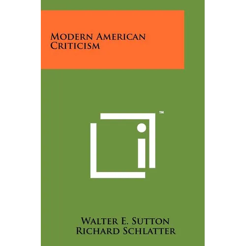 Modern American Criticism