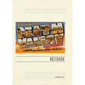 Vintage Lined Notebook Greetings from Death Valley, California