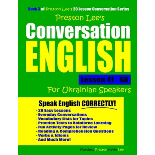 Preston Lee's Conversation English For Ukrainian Speakers Lesson 41 - 60