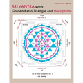 Sri Yantra with Golden Ratio Triangle and Inscriptions