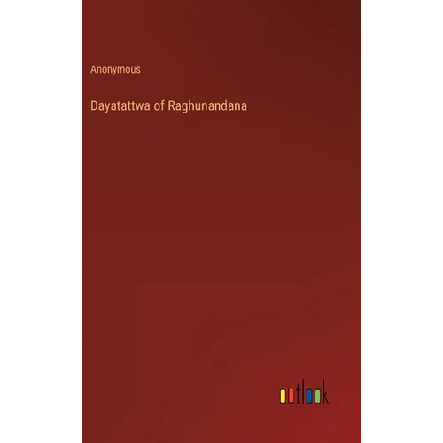 Dayatattwa of Raghunandana