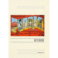 Vintage Lined Notebook Greetings from Peoria, Illinois