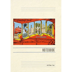 Vintage Lined Notebook Greetings from Peoria, Illinois - Paperback