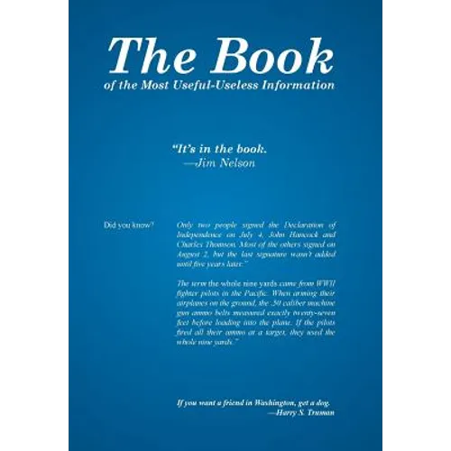 The Book: Of the Most Useful-Useless Information