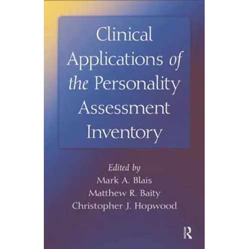 Clinical Applications of the Personality Assessment Inventory