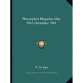 Theosophist Magazine May 1961-December 1961