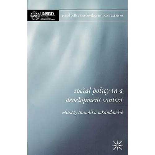 Social Policy in a Development Context