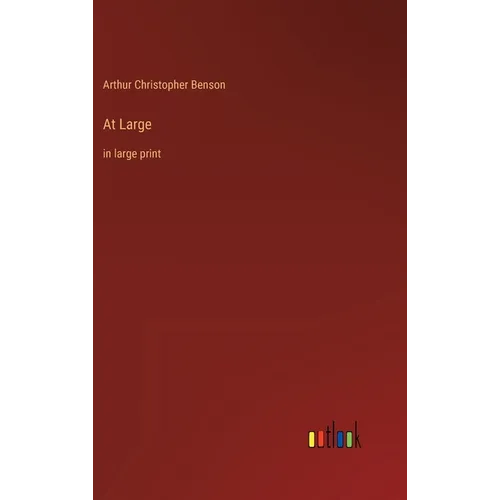 At Large: in large print
