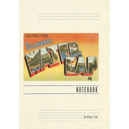 Vintage Lined Notebook Greetings from Delaware, Water Gap, Pennsylvania