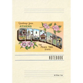Vintage Lined Notebook Greetings from Athens