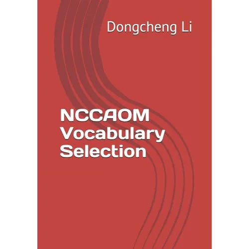 NCCAOM Vocabulary Selection
