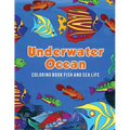 Underwater Ocean Coloring Book Fish and Sea Life