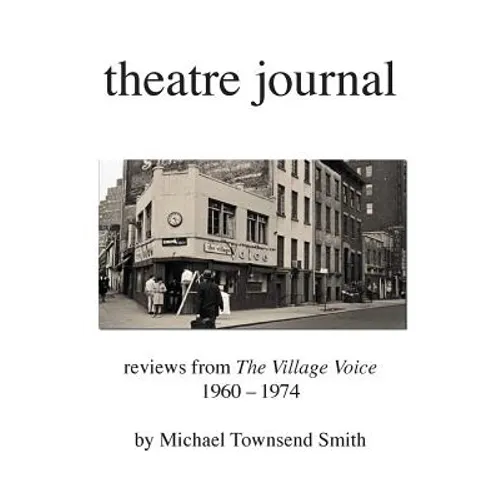 theatre journal 1960-1974