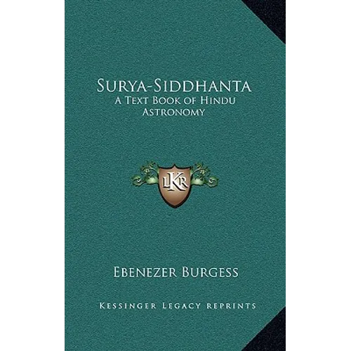 Surya-Siddhanta: A Text Book of Hindu Astronomy