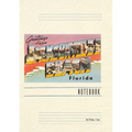 Vintage Lined Notebook Greetings from Jacksonville Beach, Florida