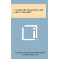 Theory of Functions of a Real Variable
