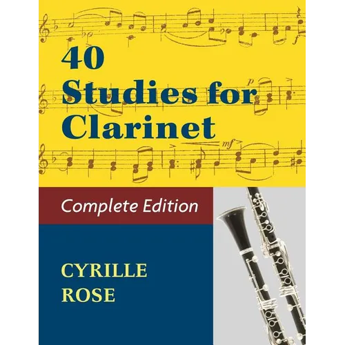 40 Studies for Clarinet (Book 1, Book 2)