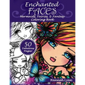 Enchanted Faces: Mermaids, Fairies & Fantasy Coloring Book