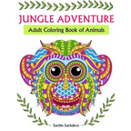 Jungle Adventure: Adult Coloring Book of Animals - Paperback