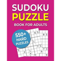Sudoku Puzzle Book For Adults: 550+ Hard Puzzles