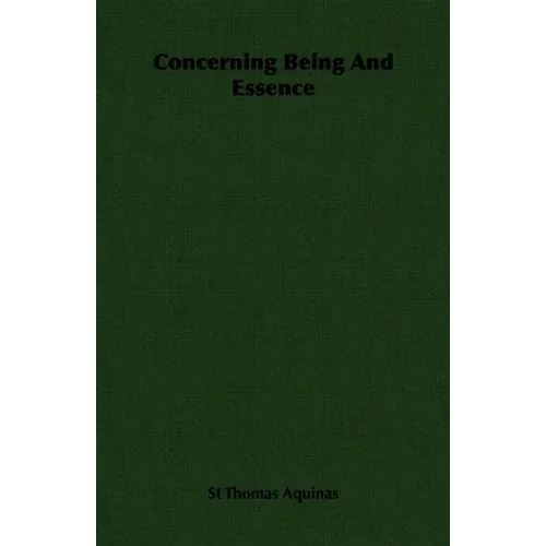 Concerning Being and Essence