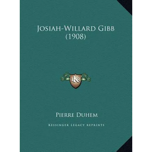 Josiah-Willard Gibb (1908)