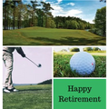 Golf Retirement Guest Book (Hardcover): Retirement book, retirement gift, Guestbook for retirement, retirement book to sign, message book, memory book