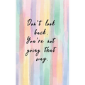 Internet Password Tracker: Usernames and Passwords Tracker Discreet Title on Spine Only - Watercolor Don't Look Back