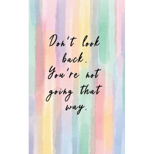 Internet Password Tracker: Usernames and Passwords Tracker Discreet Title on Spine Only - Watercolor Don't Look Back
